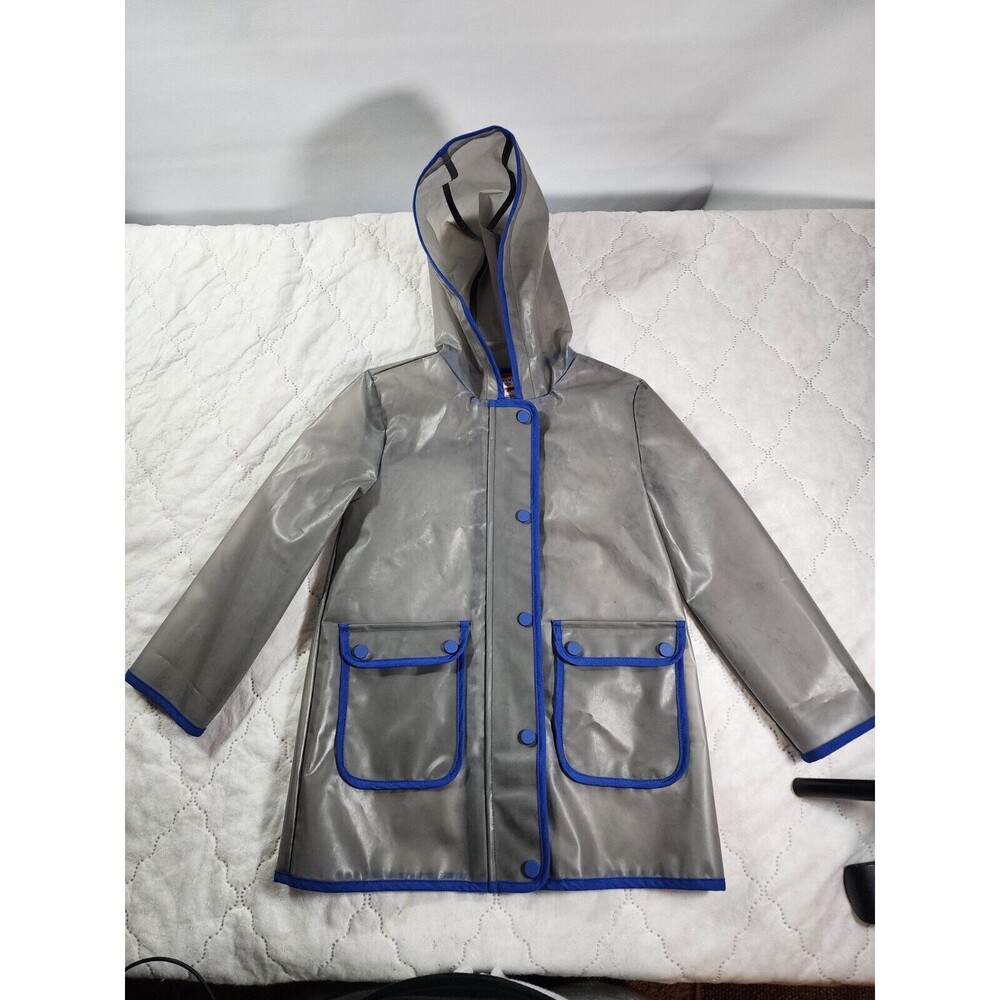 Hunter For Target Gray Hooded Raincoat Jacket Windbreaker Boy Toddler 4t